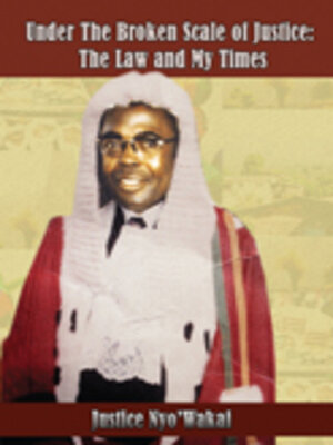cover image of Under the Broken Scale of Justice. the Law and My Times
